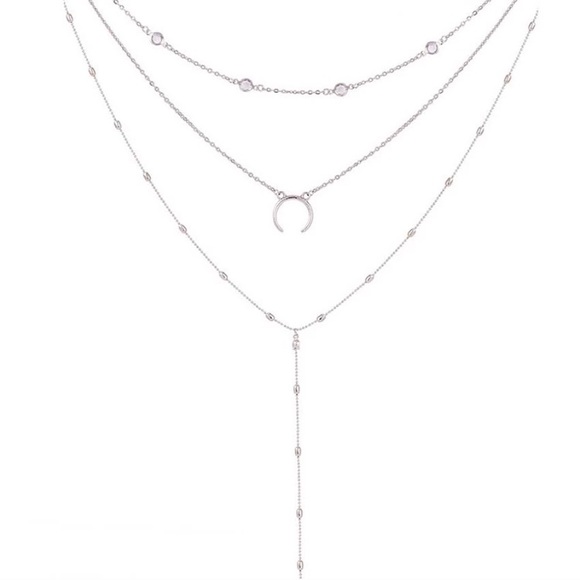 🛍 Long Drop Dainty Choker Necklace Boho Oxbow New - Picture 2 of 8